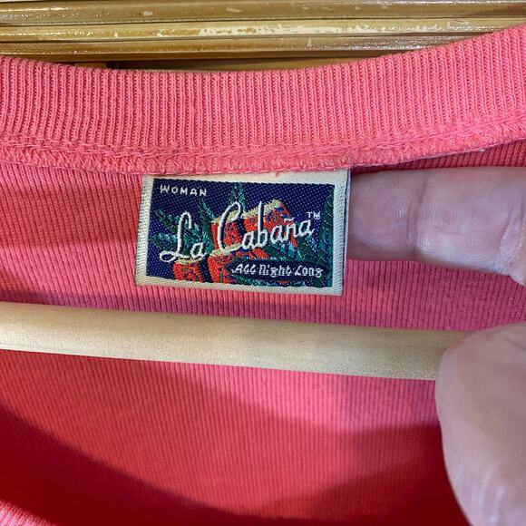 La Cabaña Coral Button Front Cardigan Sweater Women’s XL 3/4 Sleeve - Picture 3 of 6